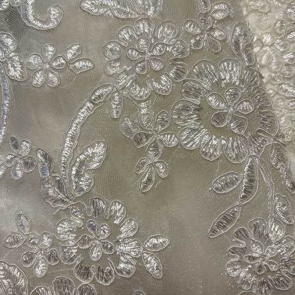 Hebeos wedding Dress with Train - Picture 7 of 16